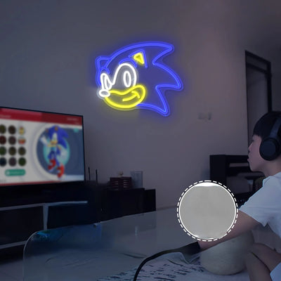 Sonic Game Room Neon Sign