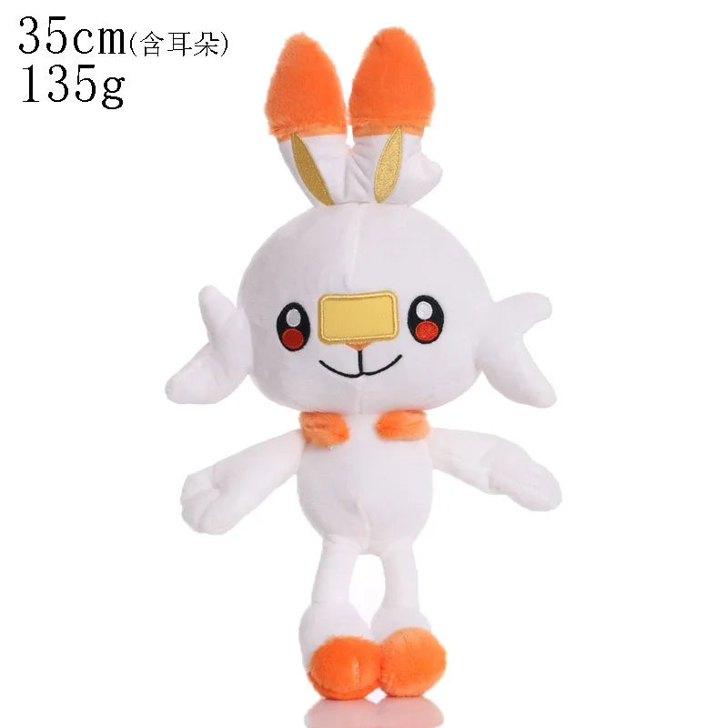 Pokémon Plush Toys, including characters like Pikachu, Charizard, Mewtwo, Eevee, Mew, Lucario, and Gengar, make for delightful stuffed doll and are perfect as children's gifts.15-35cm