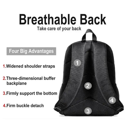 Roblox 15-Inch Kids Backpack - Lightweight Cartoon Print with Adjustable Straps for Boys and Girls