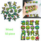 Teenage Mutant Ninja Turtles Shoe Charms - TMNT PVC Buckle Decorations for Shoes, Bracelets and Bags