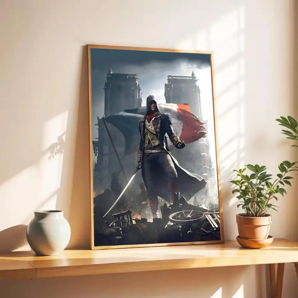 Assassin's Creed Wall Art Poster - Premium Gaming Print, Multiple Sizes
