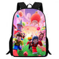 Roblox 15-Inch Kids Backpack - Lightweight Cartoon Print with Adjustable Straps for Boys and Girls