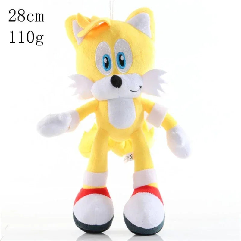 Sonic the Hedgehog Character Plush Dolls - Sonic, Shadow, Amy, Knuckles, Tails