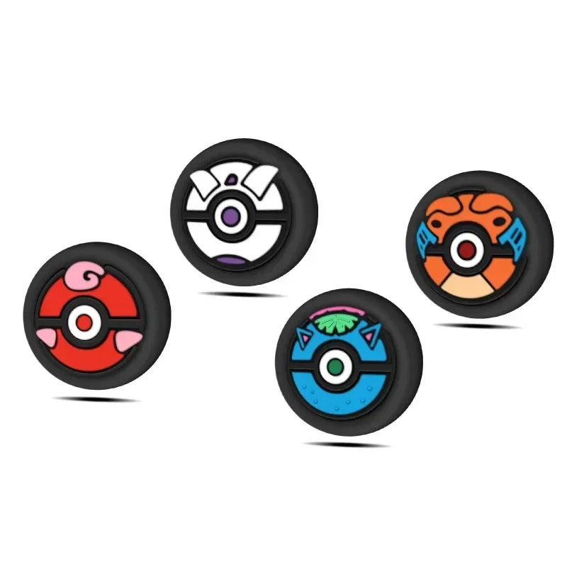 Pokémon Silicone Thumb Grip Caps for Nintendo Switch / OLED / Lite (4pcs)