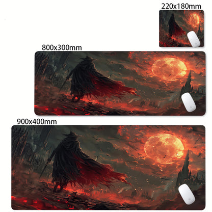 Bloodborne Extended Desk Mat - Natural Rubber Gaming Mouse Pad