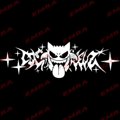 JDM Racing Track Vinyl Decal - Drift and Stance Windshield Sticker