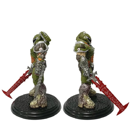 Doom Slayer Eternal Collectible Figure – 21cm PVC Demon Hunter Desktop Statue