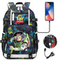 Buzz Lightyear Woody Schoolbag USB Charging Backpack - Gapo Goods Backpack 015