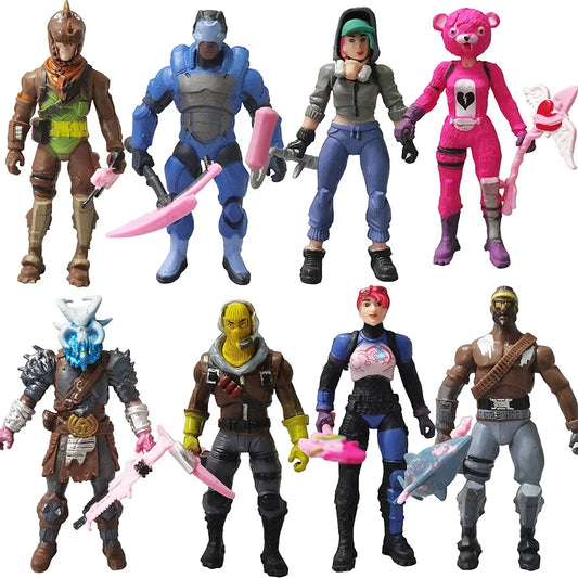 Battle Royale PVC Figure Set – 8-Piece Collection (10cm)