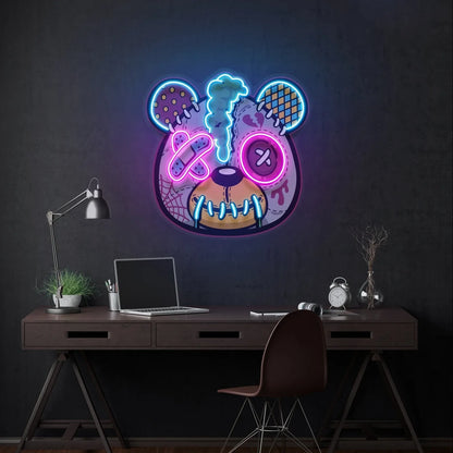 Glowing Nightmares: Five Nights at Freddy’s Neon Sign