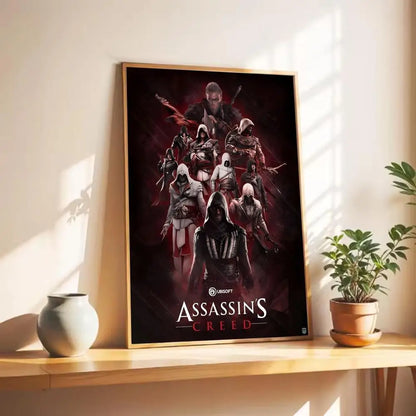 Assassin's Creed Wall Art Poster - Premium Gaming Print, Multiple Sizes