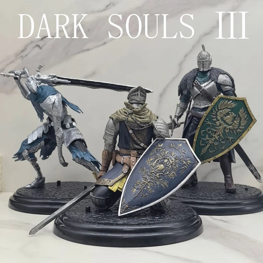 Dark Souls III Artorias & Oscar PVC Collectible Figures – Premium 14–20cm Knight Statues