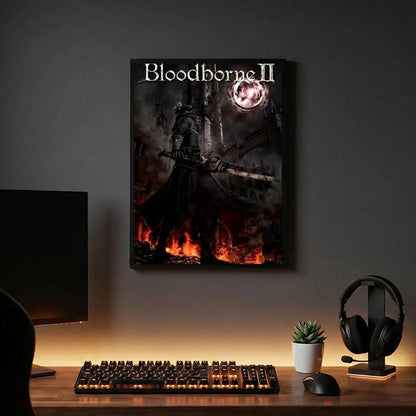 Bloodborne Poster - Gaming Room Wall Art Print