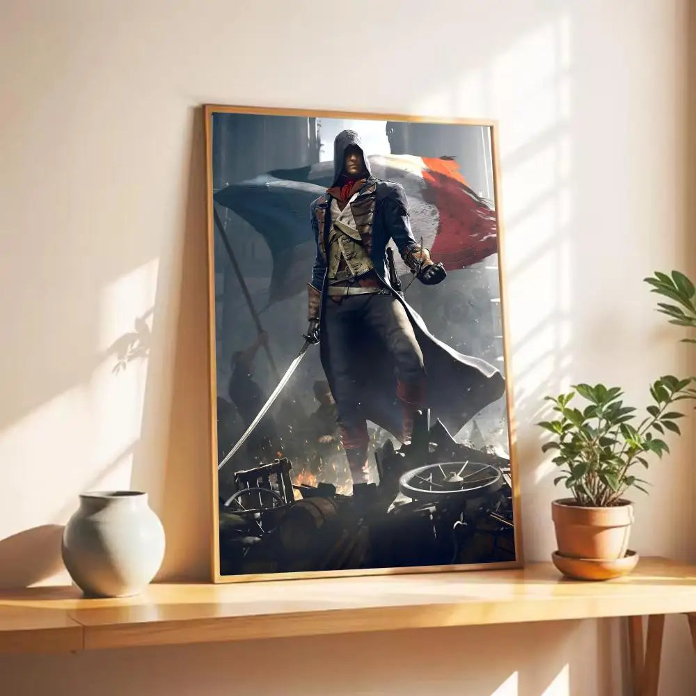 Assassin's Creed Wall Art Poster - Premium Gaming Print, Multiple Sizes