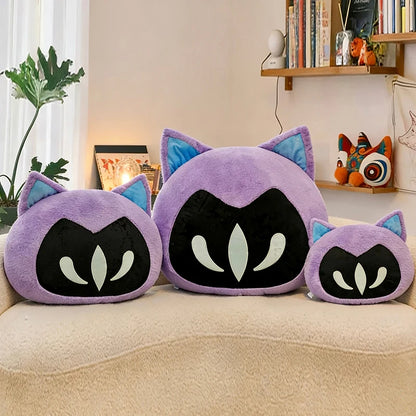 Omen Shadow Cat Plush - Valorant-Inspired Fanmade Doll
