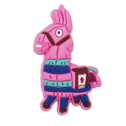 Battle Royale Character Shoe Charms - PVC Clog Accessories for Kids and Gamers