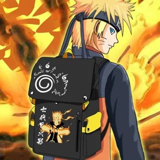 Naruto Large Capacity Anime Backpack - School, Laptop and Travel Bag