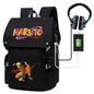 Naruto Large Capacity Anime Backpack - School, Laptop and Travel Bag