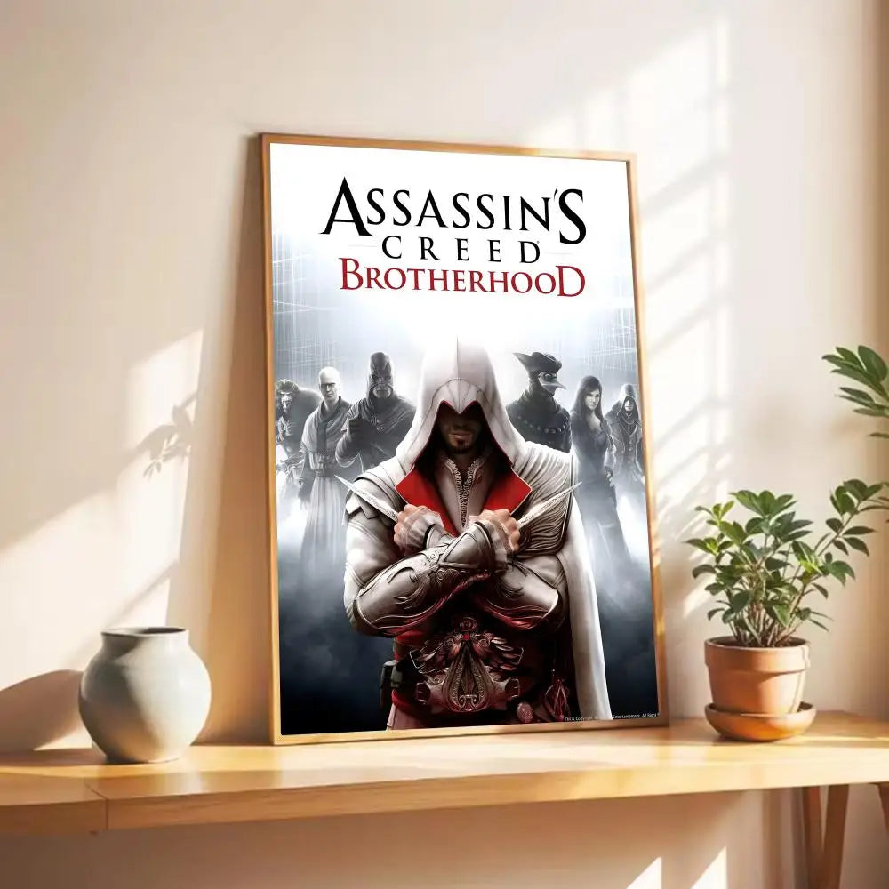 Assassin's Creed Wall Art Poster - Premium Gaming Print, Multiple Sizes