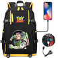 Buzz Lightyear Woody Schoolbag USB Charging Backpack - Gapo Goods Backpack 019