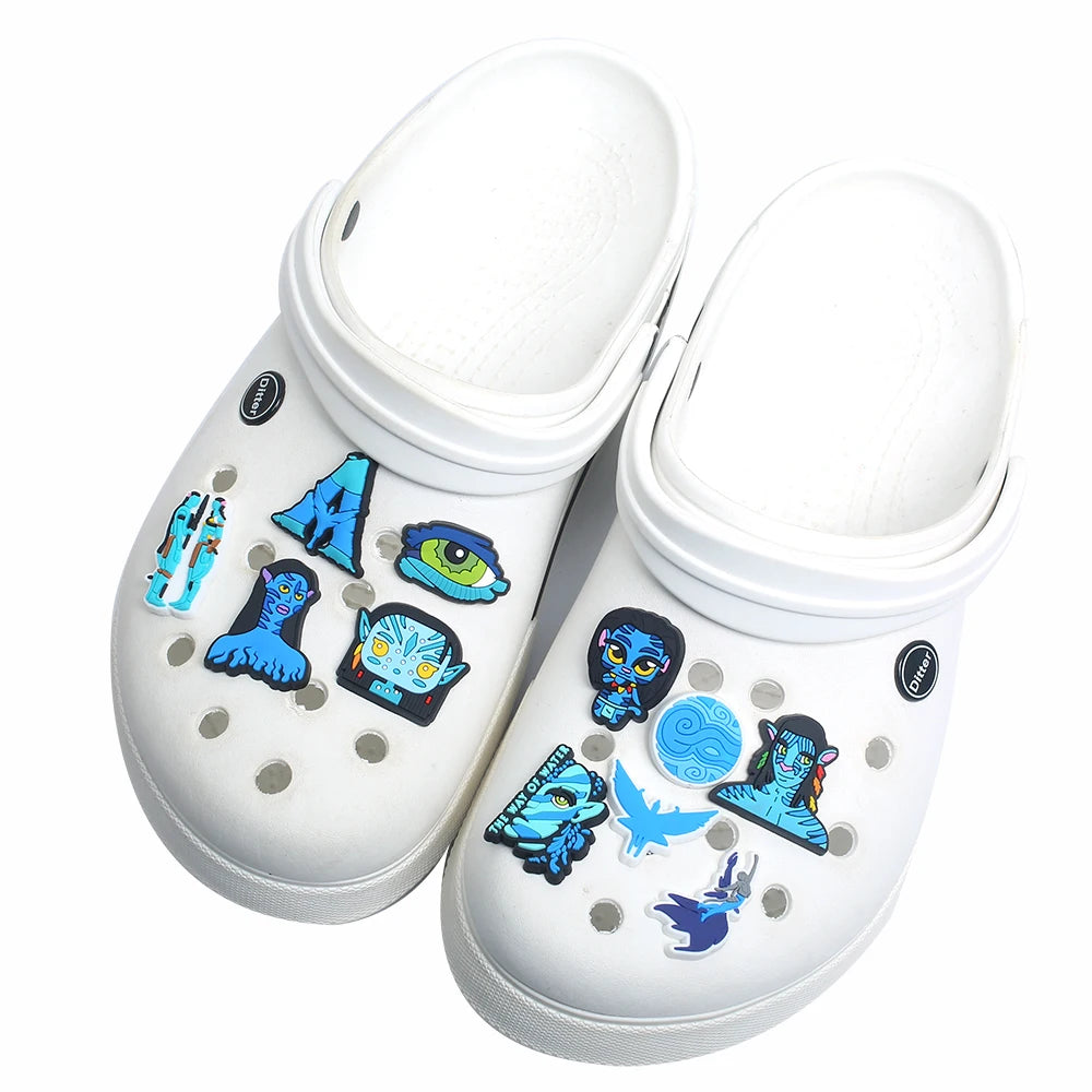 Avatar Science Fiction Film Shoes Charms Shoe Clogs Sandals Accessories Gifts