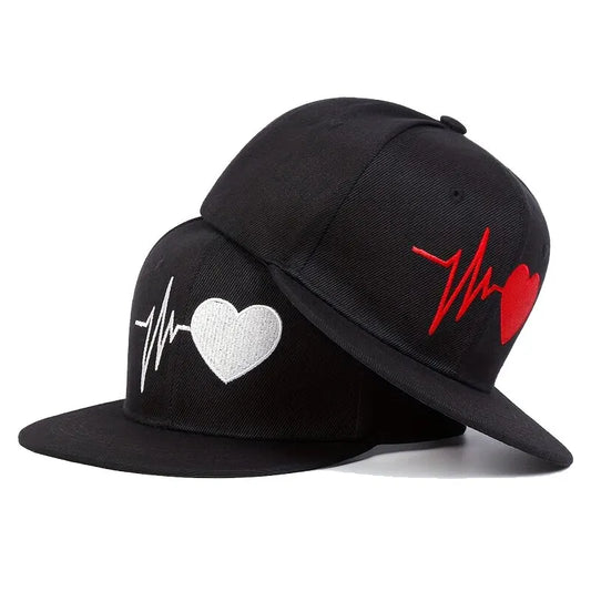 Heart Electrocardio Gamer Hat