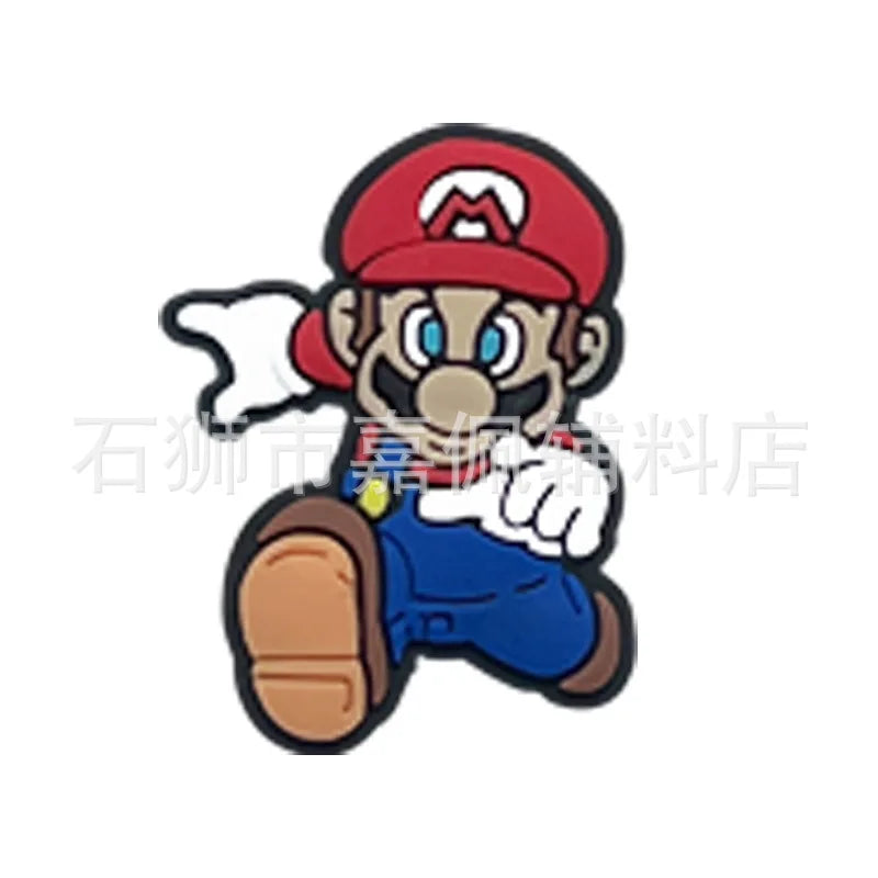 25-piece unique Super Mario shoe charms