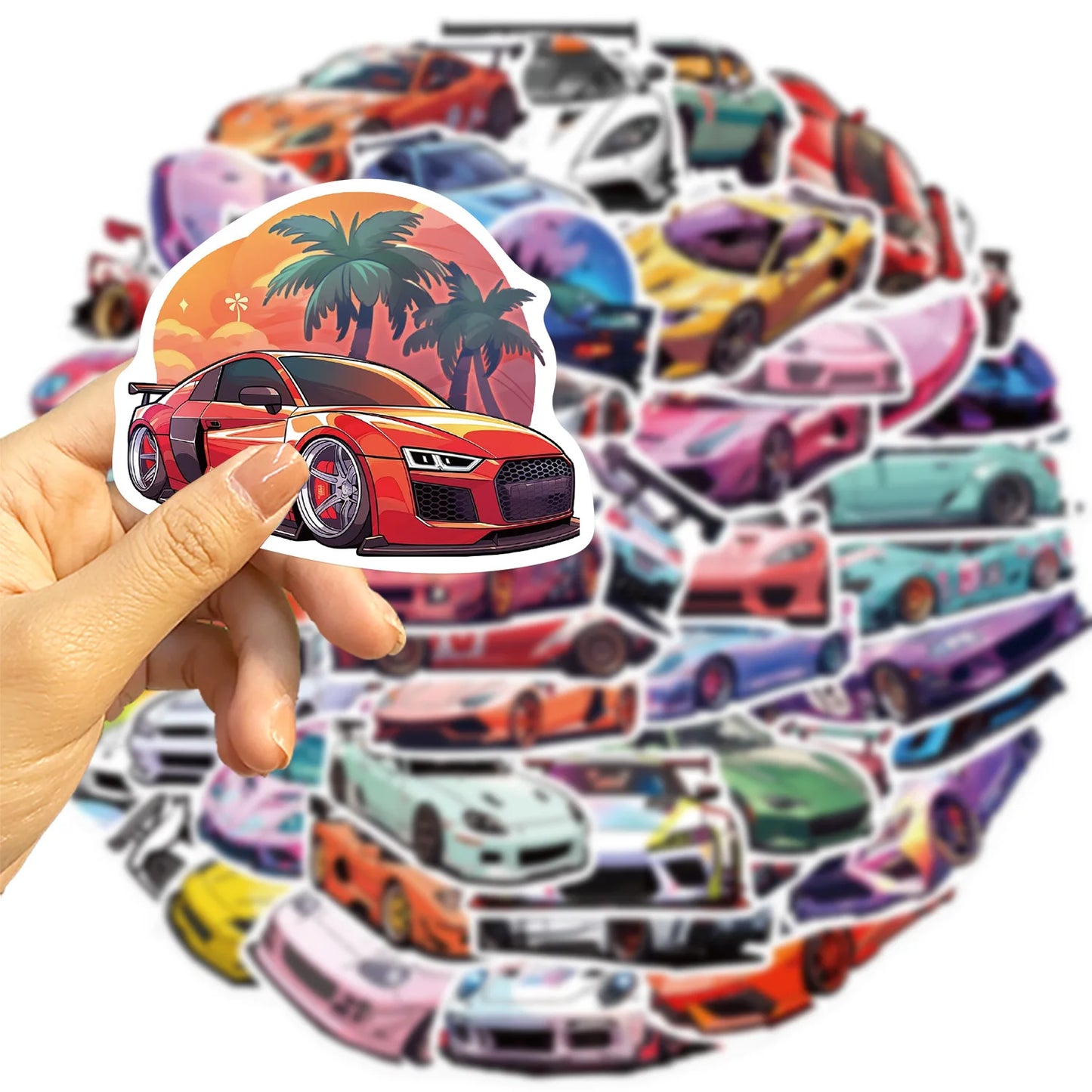 JDM Racing Sticker Pack – Waterproof Decals for Laptop, Skateboard & More
