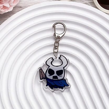 Hollow Knight Acrylic Keychain  Cute Cartoon Bag Charm & Backpack Pendant Gift
