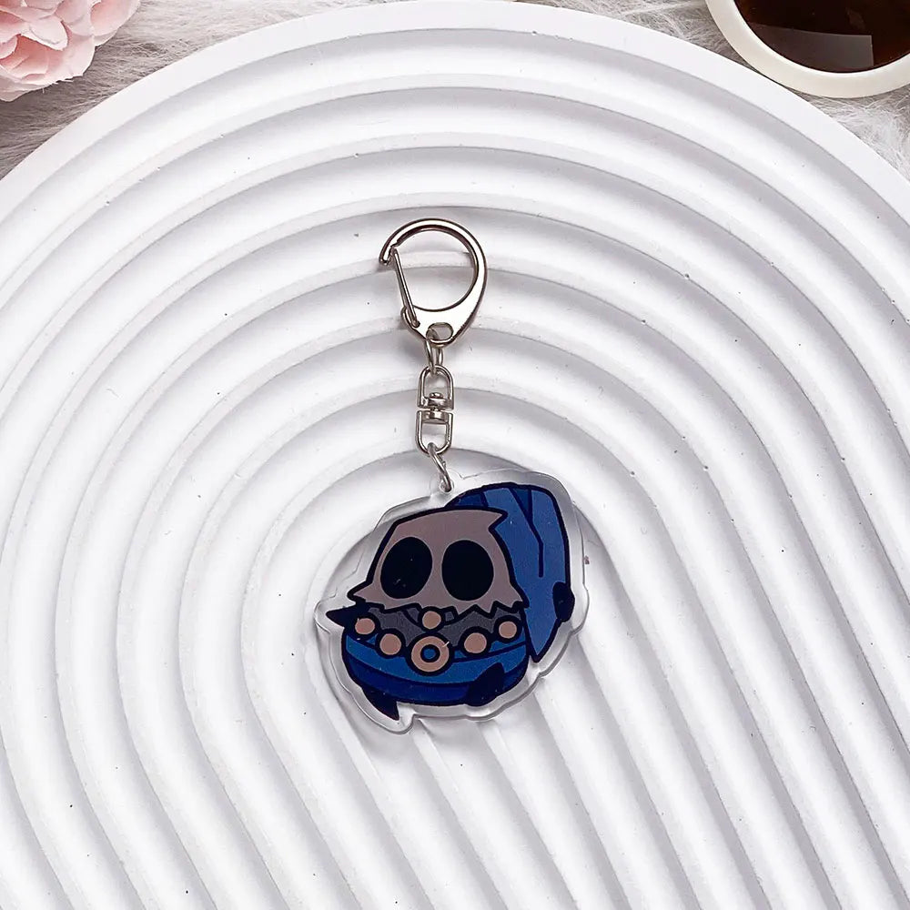 Hollow Knight Acrylic Keychain  Cute Cartoon Bag Charm & Backpack Pendant Gift
