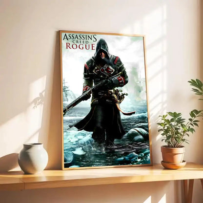 Assassin's Creed Wall Art Poster - Premium Gaming Print, Multiple Sizes