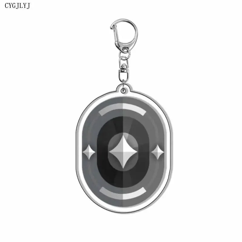 Valorant Inspired Keychain with Astra Killjoy Jett Sova and Cypher Designs - Womens Fashion Accessory for Backpacks and Jewelry