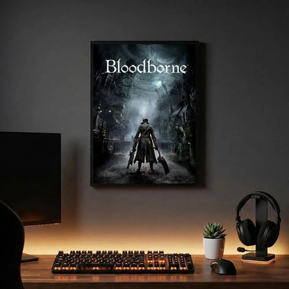Bloodborne Poster - Gaming Room Wall Art Print