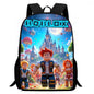 Roblox 15-Inch Kids Backpack - Lightweight Cartoon Print with Adjustable Straps for Boys and Girls
