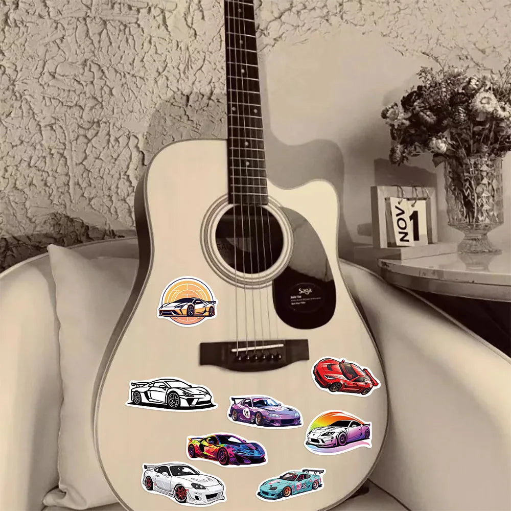 JDM Racing Sticker Pack – Waterproof Decals for Laptop, Skateboard & More