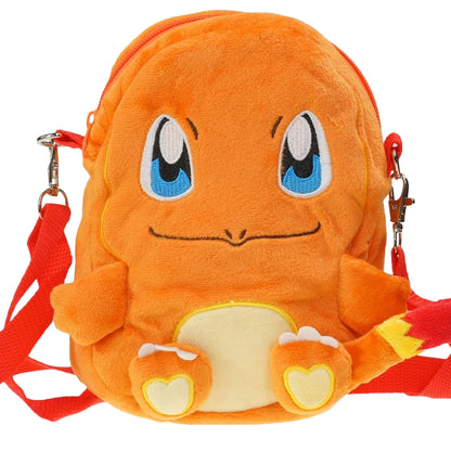 Backpacks featuring Pokemon such as Pikachu, Eevee, Charmander, Snorlax, and Psyduck