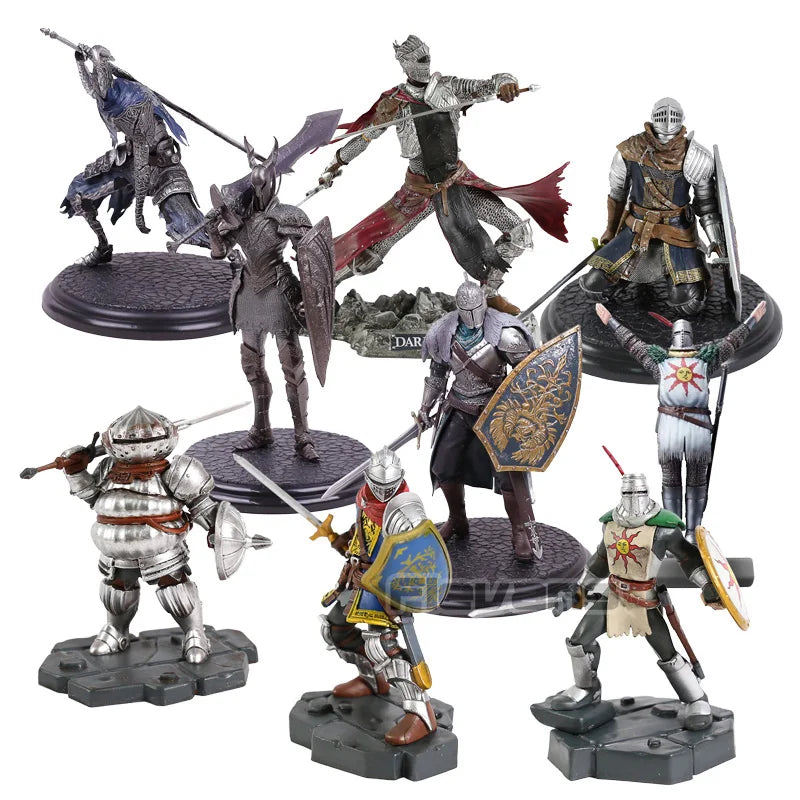Dark Souls Figures – PVC Collectible Set Featuring Siegmeyer, Black Knight & Artorias