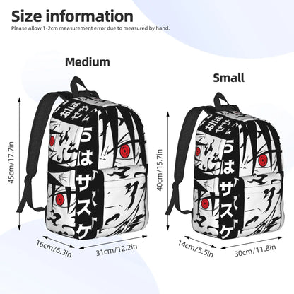 Naruto Anime Retro Backpack - Washable Work and Office Rucksack