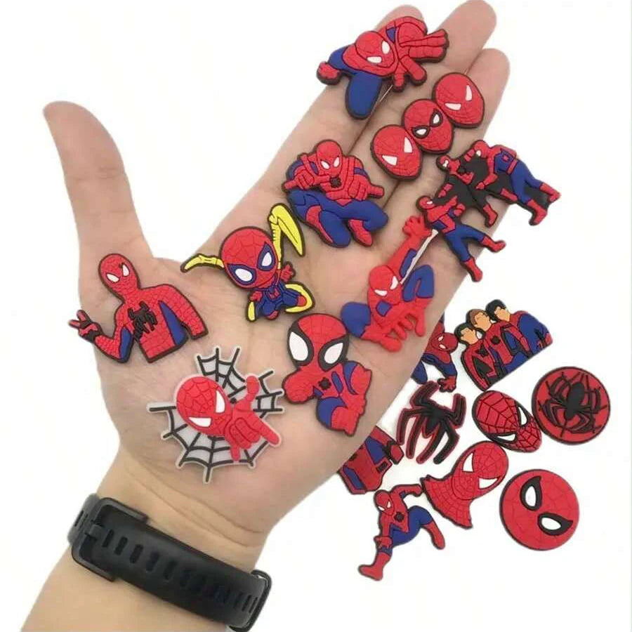 42-piece Spiderman Shoe Charms Set