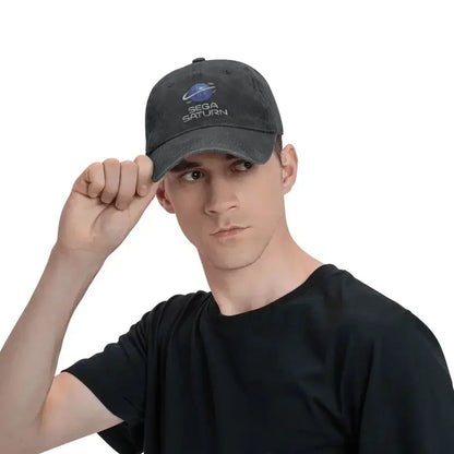 Sega Saturn Retro Gaming Baseball Cap