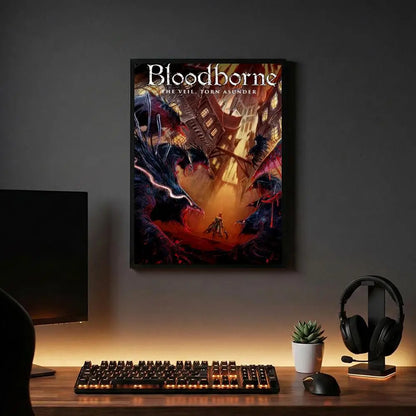 Bloodborne Poster - Gaming Room Wall Art Print