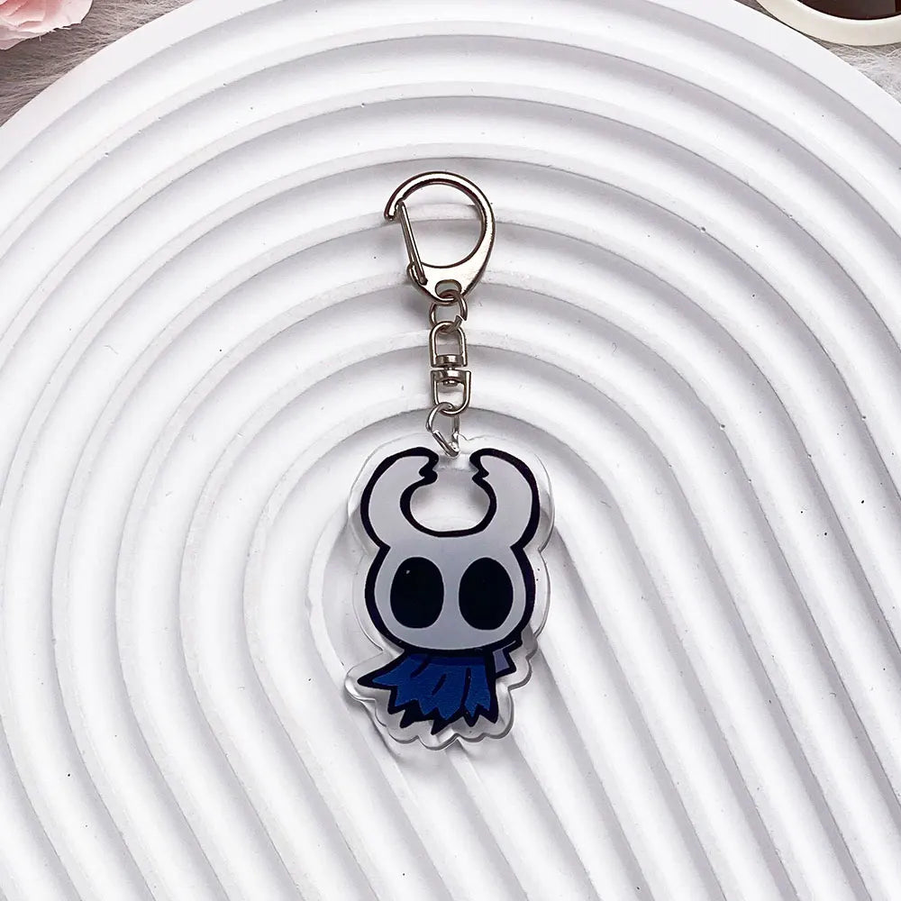 Hollow Knight Acrylic Keychain  Cute Cartoon Bag Charm & Backpack Pendant Gift