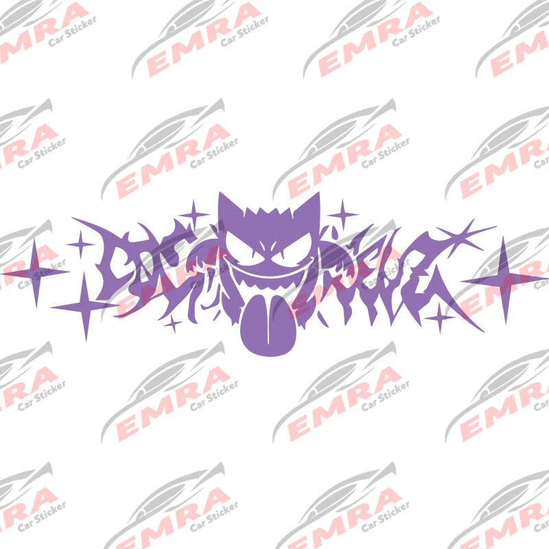 JDM Racing Track Vinyl Decal - Drift and Stance Windshield Sticker