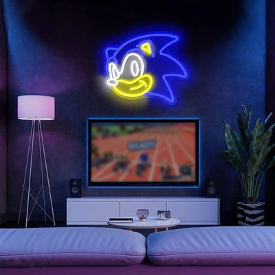 Sonic Game Room Neon Sign