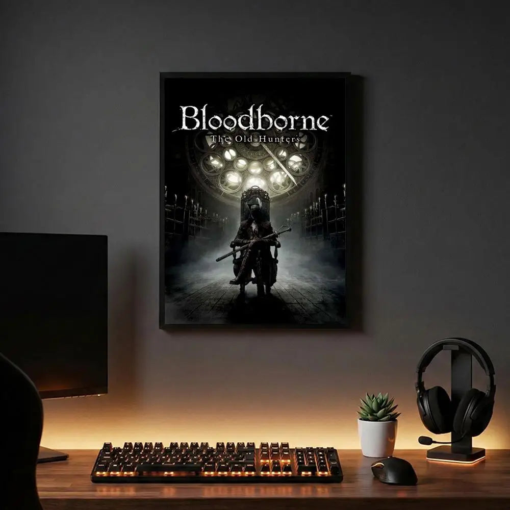 Bloodborne Poster - Gaming Room Wall Art Print
