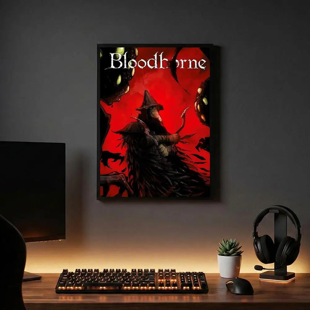 Bloodborne Poster - Gaming Room Wall Art Print