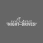 NIGHT DRIVES JDM parabrisas ventana lateral modificación de carrocería personalidad tira de flores pegatina impermeable para coche motocicleta coche