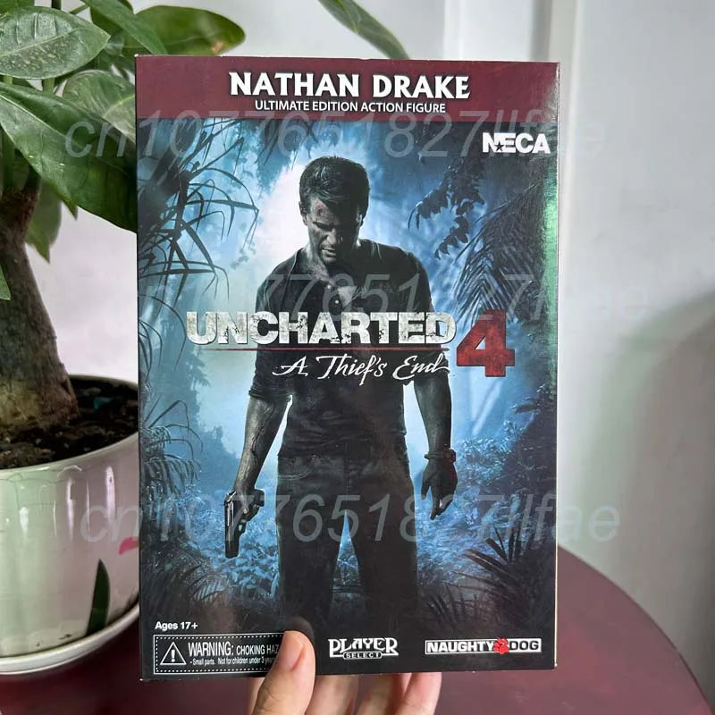 Nathan Drake Action Figure - NECA 7 Inch Articulated Toy With Accessories