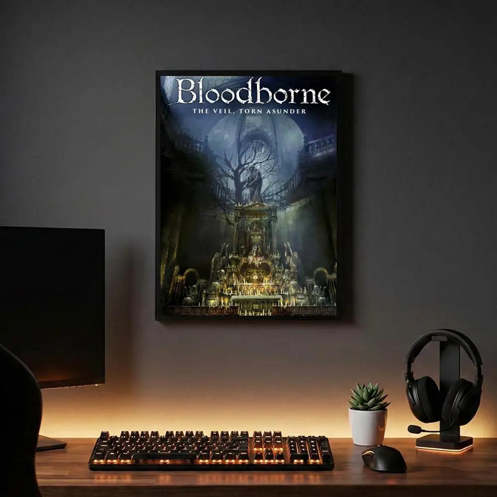 Bloodborne Poster - Gaming Room Wall Art Print