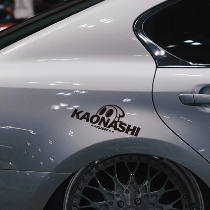 KAONASHI JDM Coche Motocicleta Eléctrica Pegatina Protector Delantero Pegatina Ventana Trasera Parabrisas Pegatina Reflectante Coche Pegar